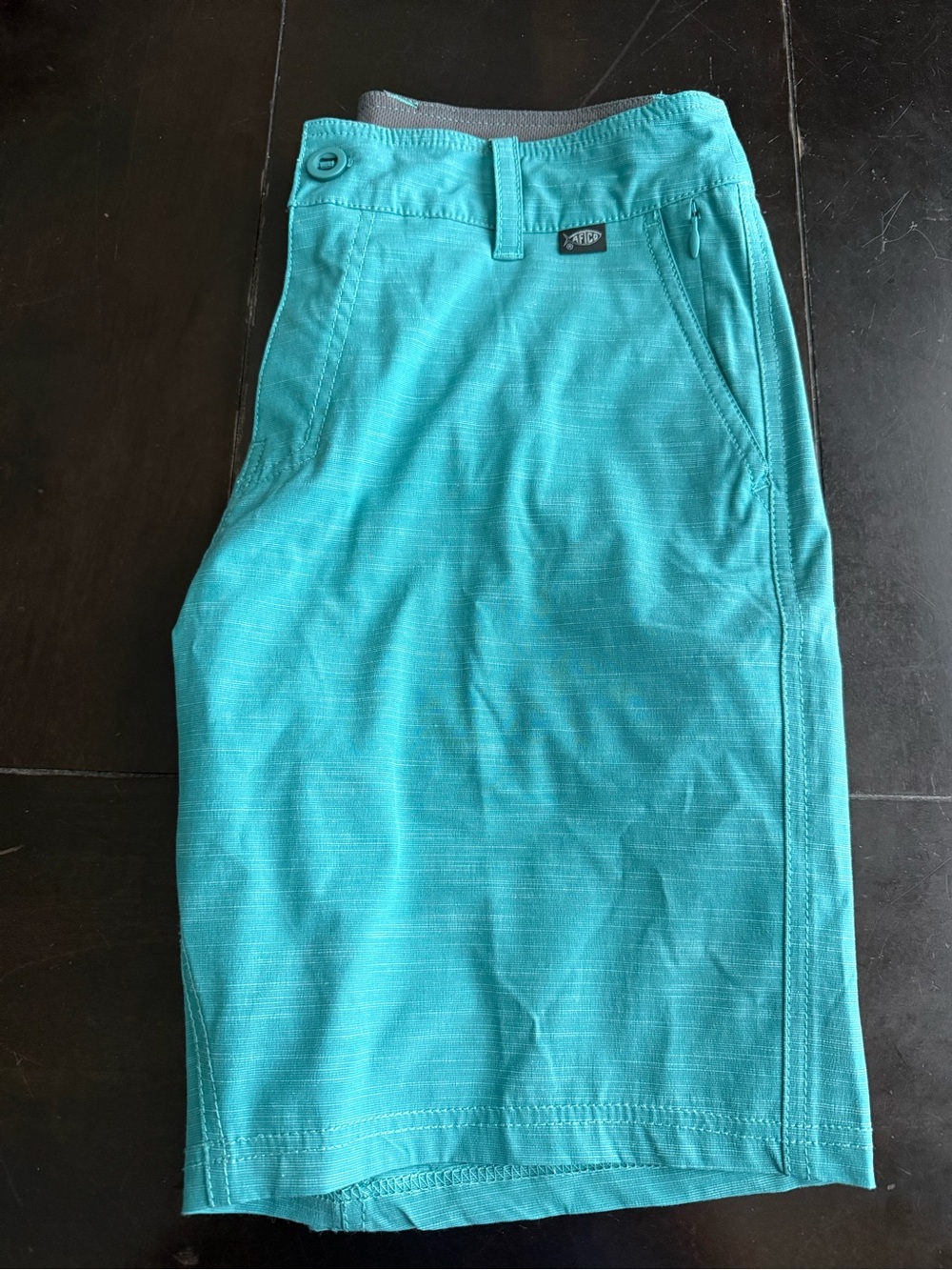 TEAL Blue AftCo shorts